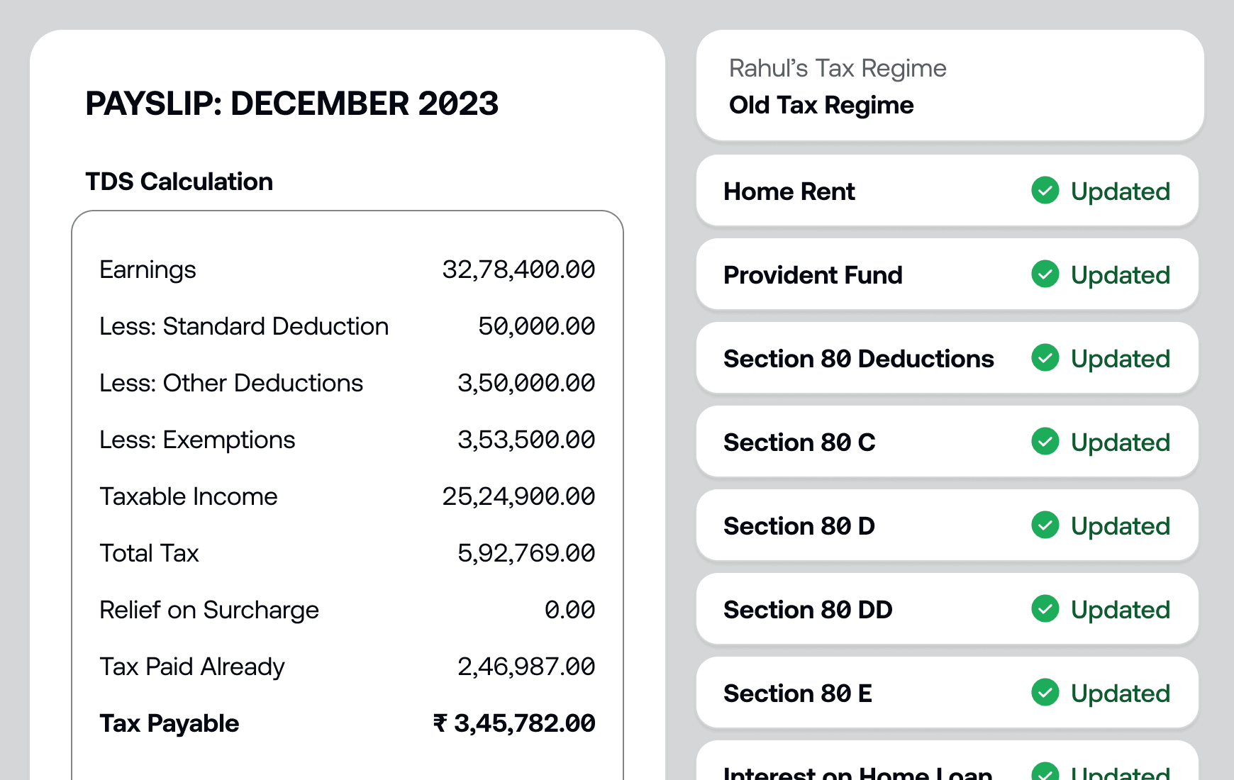 Taxes & Payslips