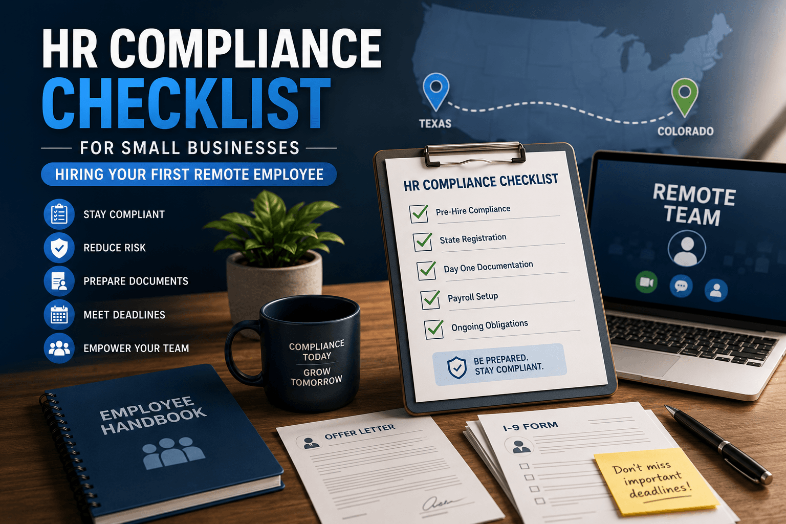 HR Compliance Checklist for Small Businesses Hiring Their First Remote Employee