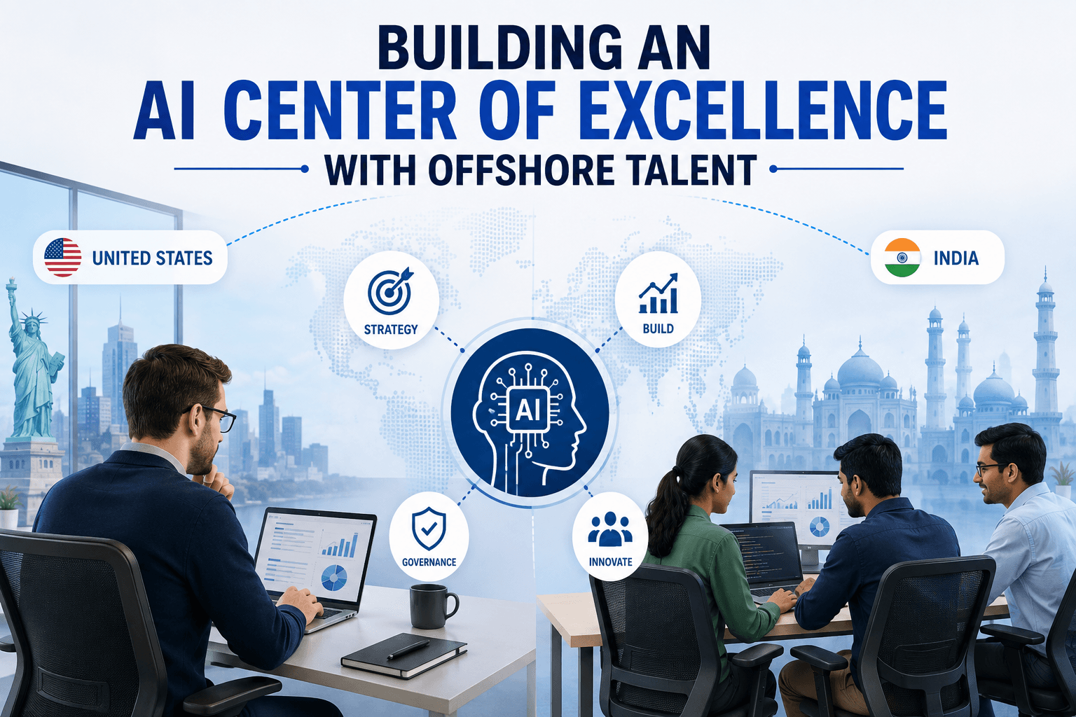 Building an AI Center of Excellence with Offshore Talent