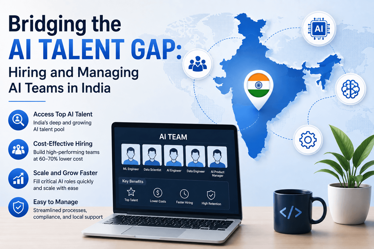 Bridging the AI Talent Gap: Hiring and Managing AI Teams in India