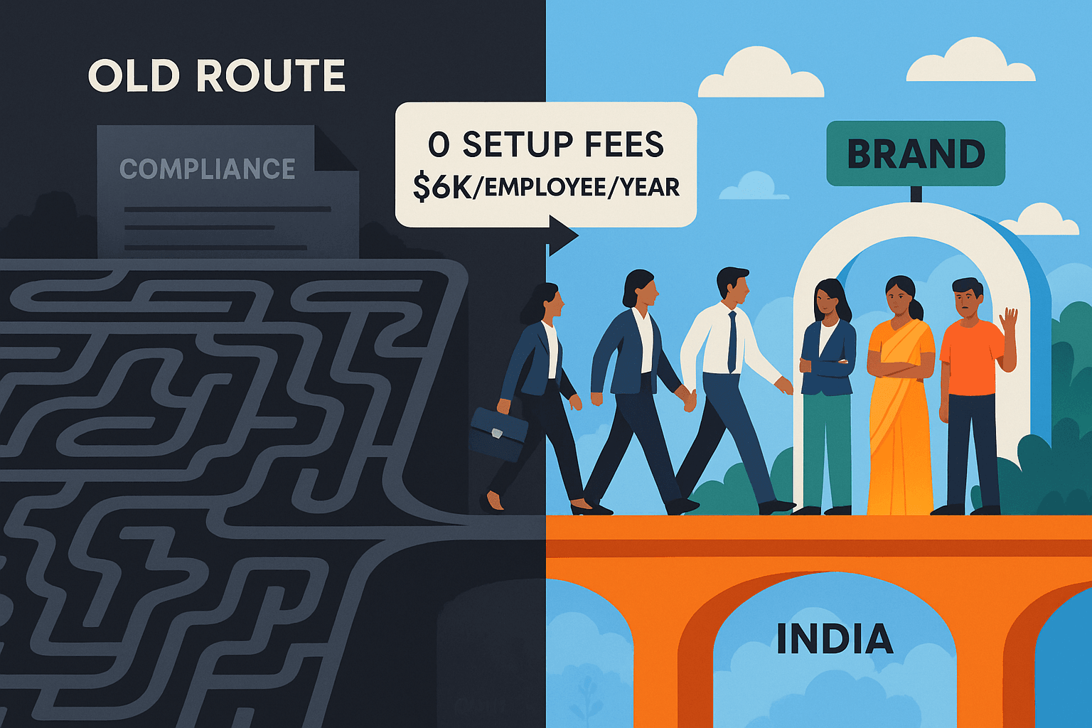 Foreign company registration alternatives for companies hiring in India Foreign company registration alternatives for companies hiring in India