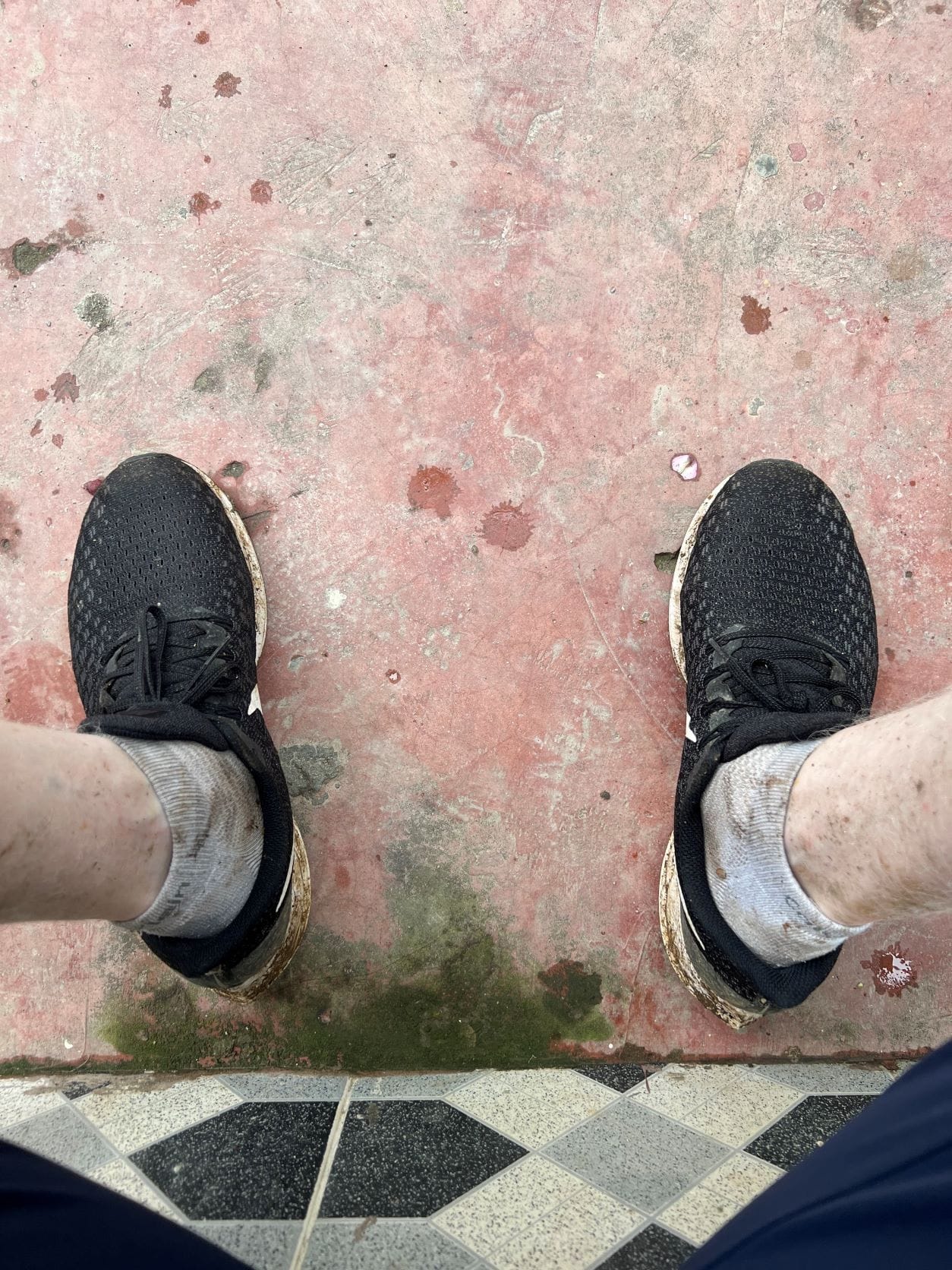 Navigating a near-vertical incline carved by a landslide—no safety gear, just grit. Clinging to damp roots and mud-lined grips, every upward step was a gamble against the pull of gravity.